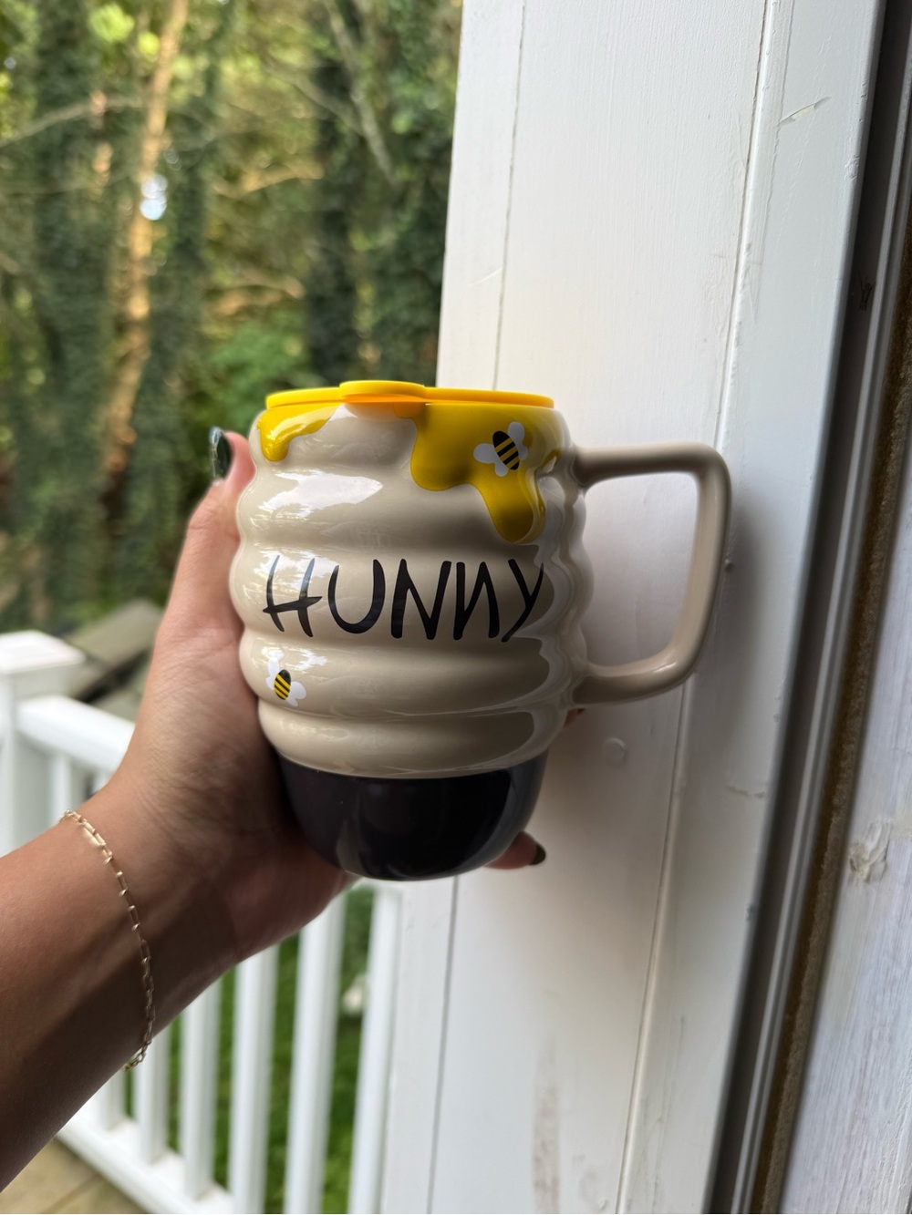 Disney 'Hunny' Bee Themed Mug - Cream and Yellow